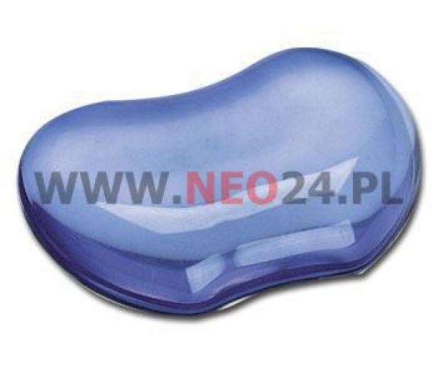 Fellowes Podkładka pod nadgarstek żelowa CRYSTAL niebieska - 1337114 - zdjęcie
